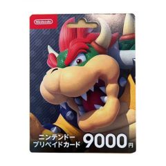 Nintendo Japan Prepaid Card 9000JPY NTD_JP_9000_VR