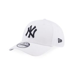 New Era MLB New York Yankees 9Forty 棒球帽 - 白色黑字