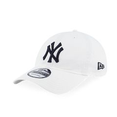 New Era MLB New York Yankees Basic 9Twenty 棒球帽 - 白色黑字