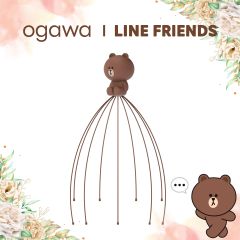 OGAWA - Line Friends 熊抱舒壓爪 - 棕色熊大 OL1380_Brown