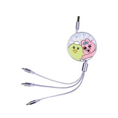 Anichi - 3合1伸縮快充數據線 - OPANCHU USAGI 021