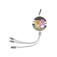 Anichi - 3合1伸縮快充數據線 - OPANCHU USAGI 022