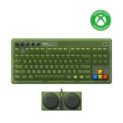 8BitDo - Retro 87 Wireless Keyboard With Programmable Super Button (Xbox Edition) PD-38959
