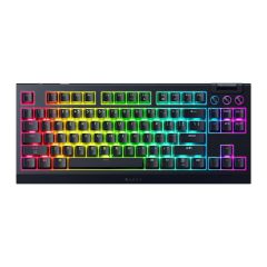 Razer - BlackWidow V4 Tenkeyless HyperSpeed Tri-mode Wireless Keyboard (Tactile Orange Switch) PD-41575