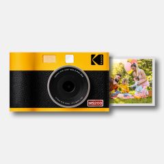 Kodak - Mini Shot 2 Era MS200 Instant Camera + Photo Printer (Yellow) CR-PD-43680