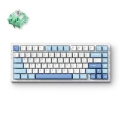MCHOSE - G75 Pro 三模無線電競鍵盤 (白菜豆腐軸 V2)(藍色)