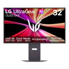 LG - UltraGear GX8 32 inch Dual-Mode(UHD@240Hz/FHD@480Hz) OLED Gaming Monitor(32GX870B-B) PD-47915