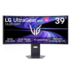 LG - UltraGear evo GX9 39 inch Dual-Mode(2K@330Hz/5K@165Hz) Hyper OLED Curved Gaming Monitor(39GX950B-B) PD-47991
