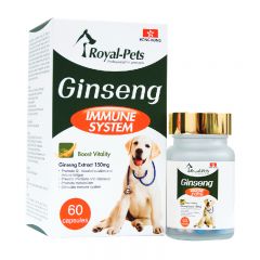 Royal-Pets - Ginseng Extract 150mg 60 capsules PE-RO03