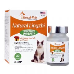 Royal-Pets - Natural Lingzhi 30 capsules PE-RO14