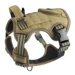 Pets Thing - Tactical anti-explosion adjustable large dog vest-style harness (360° fully surrounded anti-strangle design