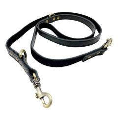 Leatherraft 100% Nappa leather handmade pet dog leash (large size L: length 172cm) petsthing-88