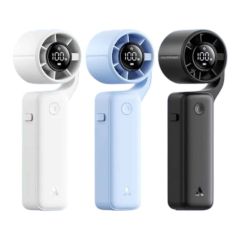 Aecooly - PF04 Portable Handheld Fan (Black/Blue/White)
