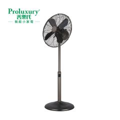 Proluxury - Metal Stand Fan 14" - Black Brass (PFF702014) PFF702014