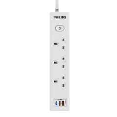 Philips - CHP8233WB 3-Outlet Power Strip PHILIPS_CHP8233WB