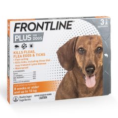 FRONTLINE - PLUS Flea and Tick Treatment for Small Dogs PL67008