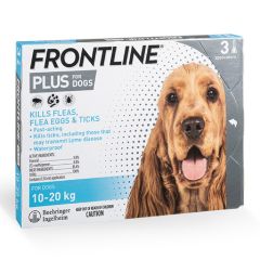 FRONTLINE - PLUS Flea and Tick Treatment for Medium Dogs CR-PL67009