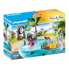 Playmobil - Water Park - Small Pool with Water Sprayer (70610) PM70610