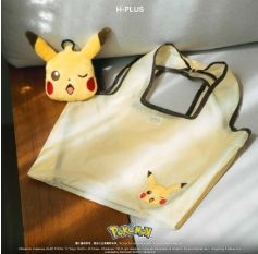 Pokémon - Tote Bag(S size) with Plush Pouch (Pikachu) POKE10