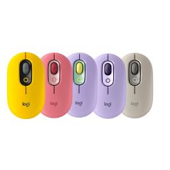 Logitech - POP Mouse (陽光黃 / 薰衣紫 / 玫瑰粉)