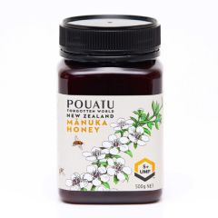 Pouatu - UMF5+ 500g 麥蘆卡蜂蜜 (有效期至13 Sep 2023) POU003