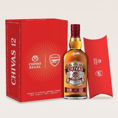 (Pre-Order) Chivas 12YO with Arsenal Sport Towel Set PR-CHV-ASTS