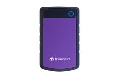 Transcend Portable StoreJet 25H3 Shock-resistant External Hard Drive - 2TB (Navy blue / Purple) (Target Delivery Date: 7-10 working days)