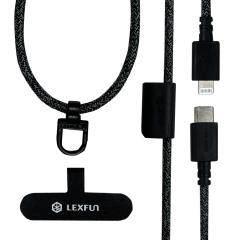 LEXFUN Power Sling (USB-C to lightning) - Black PSCLBK