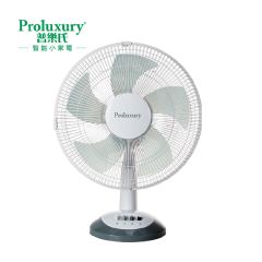 Proluxury - Table Fan 12" - Whtie & Grey (PTF008012) PTF008012