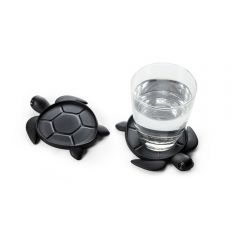 QUALY - Coaster Save Turtle-Black QL10350-BK