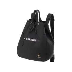 Le Coq Sportif Slim Backpack With Handle (Black/White) CR-QMASJA53-all