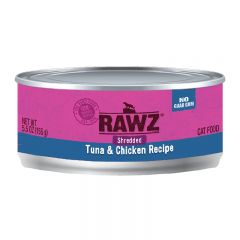 RAWZ - Shredded Tuna & Chicken RECIPE 85g x 3 RAWZ-SHREDDED-TC-3