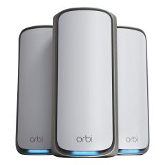 Netgear - Orbi RBE973S BE27000 Quad-Band Mesh WiFi 7 System RBE970-ALL