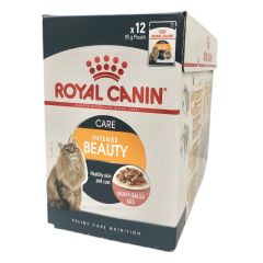 Royal Canin - FCN Intense Beauty Care Adult Cat (Gravy) (12pack Box Set) RC-PCH-BEAUTY-12