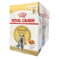 Royal Canin - FBN British Shorthair Adult Cat (Gravy) (12pack Box Set) RC-PCH-BSHORT-12
