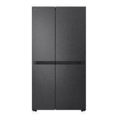LG - 658L Side By Side Refrigerator with Smart Inverter Compressor S674MEPBJW