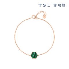 TSL|謝瑞麟 - 18K Rose Gold with Malachite Bracelet S7371 S7371-OSMA-R-20-001