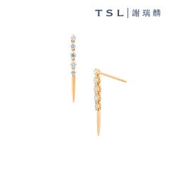 TSL|謝瑞麟 - 18K Rose Gold with Diamond Earrings S7456 S7456-DDDD-R-XX-001