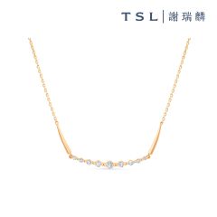 TSL|謝瑞麟 - 18K Rose Gold with Diamond Necklace S7458 S7458-DDDD-R-45-001