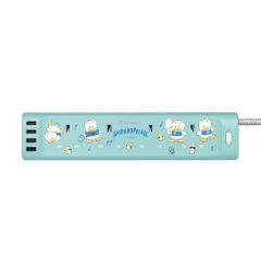 Sanrio - 4 AC Outlets & 4 USB-A Ports Power Strip [Multi Characters Option] SAN_PS22_MO