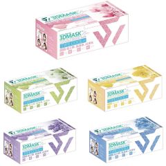 SAVEWO - 3DMASK Hana Collection (TYPE.COOL+) (30 pieces individually packaged/Box)(5 colors option) SAVEWO-3D3PC-MO