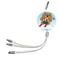 Anichi - 3合1伸縮快充數據線 - 小燦風箏