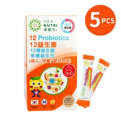 YesNutri - 12 Probiotics (30 Sachets) 5-packs SC012_5