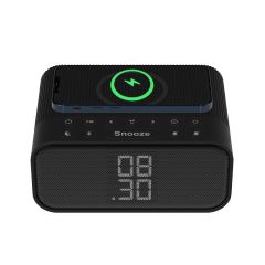 Sound Crush - ZTATION Alarm Clock with Wireless Charge & FM Radio & Bluetooth (2 Colors) SCBT30S-ZT-M