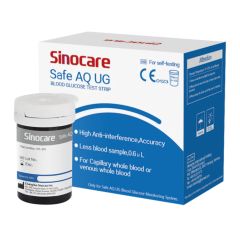 Sinocare - Safe AQ UG Blood glucose test strips 100's SINO-00002