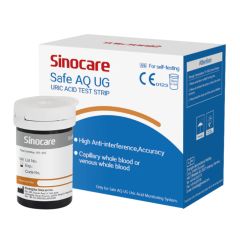 Sinocare - AQ UG Uric Acid test strips 50's SINO-00003