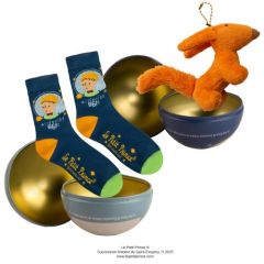 Matrix - Cinereplicas - Le Petit Prince - Holiday Capsule - The Little Prince's Greatest Journey Socks Holiday Capsule & The Little Prince Keyring Plush Holiday Capsule CR-LEPETITPRINCE030