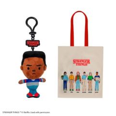Matrix - Cinereplicas - Stranger Things Lucas Sinclair Keyring Plush & Friends Don't Lie Tote Bag