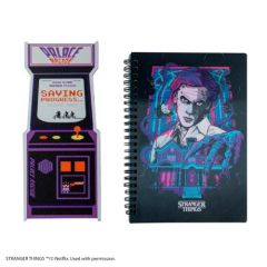 Matrix - Cinereplicas - Stranger Things Vecna Soft Cover Notebook & Arcade Metal Bookmark