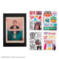Matrix - Cinereplicas - Stranger Things Eleven Soft Cover Notebook & Set of 4 Tattoos